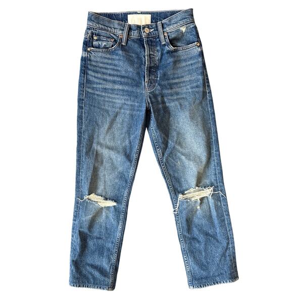 Mother Superior The Tomcat in Playing with Fire Blue Denim Jeans Size 24 - Picture 1 of 7